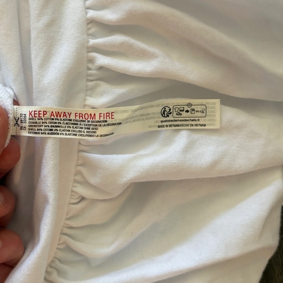 FP Movement Free People Hot Shot Bubble Mini Tennis Dress White Size: XS - Picture 10 of 10